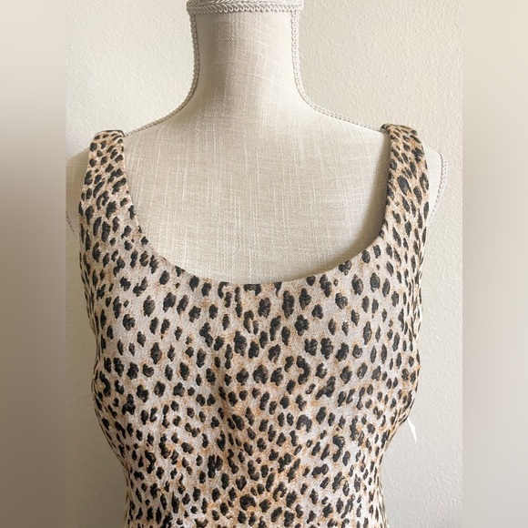 Diane Von Furstenberg Arianna Leopard Seath Dress | Size 10 - Picture 5 of 16